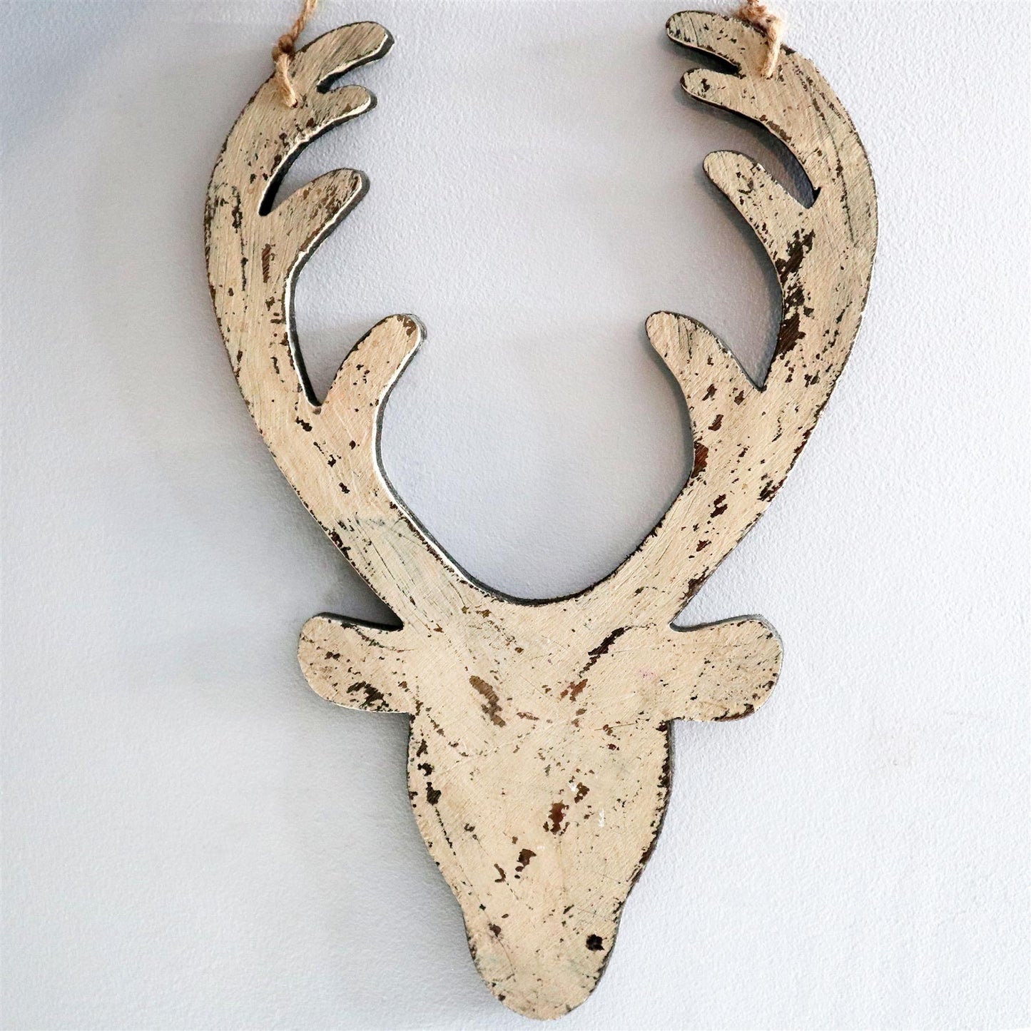 Cream Deer Head Hanging Decorations