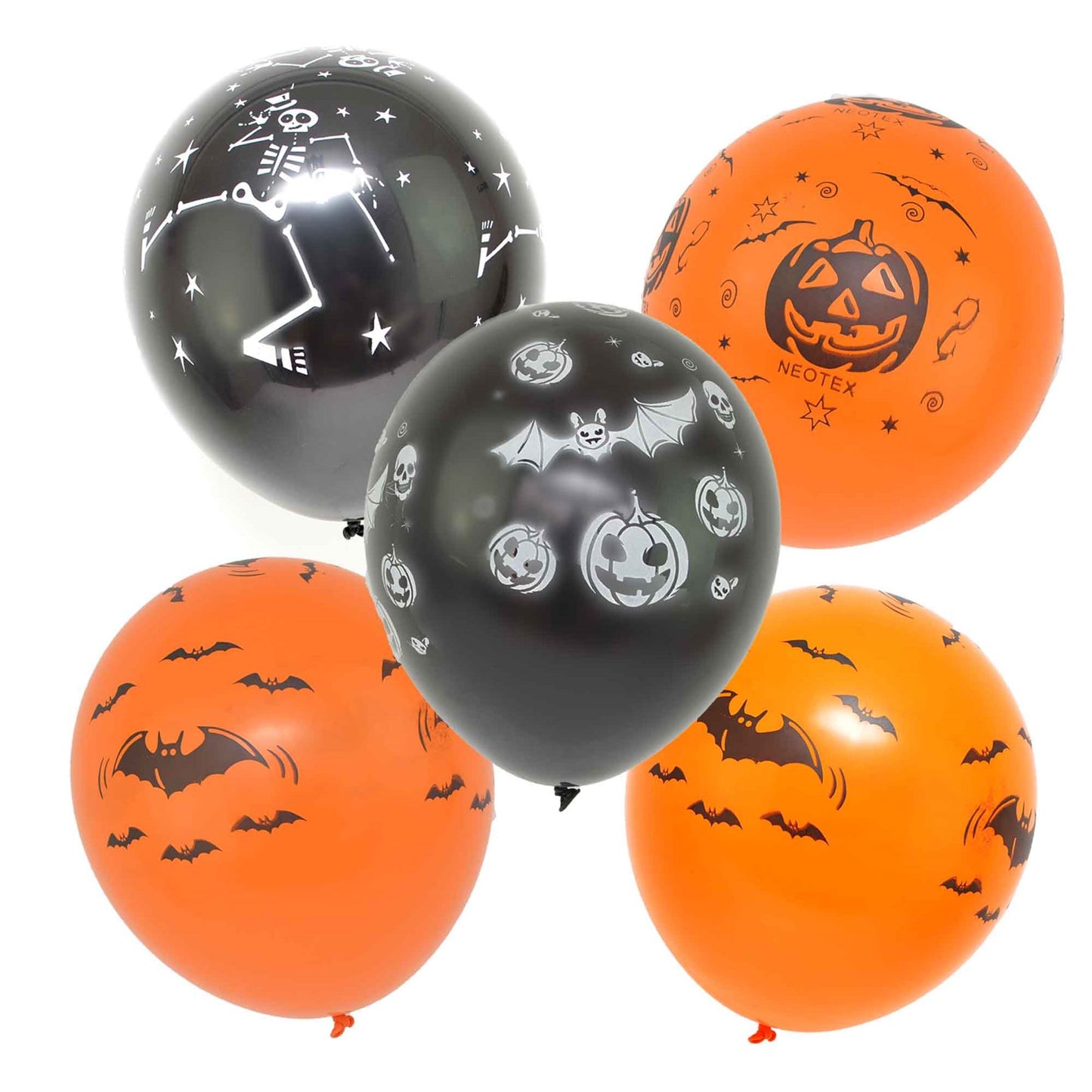 24Pcs Halloween Printed Latex Balloons 12"