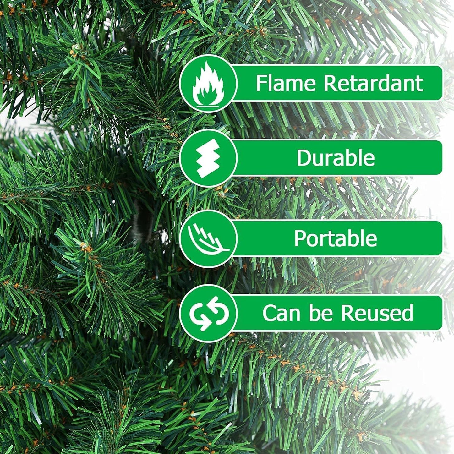 2ft Canadian Pine Green Christmas Tree - 80 Tips