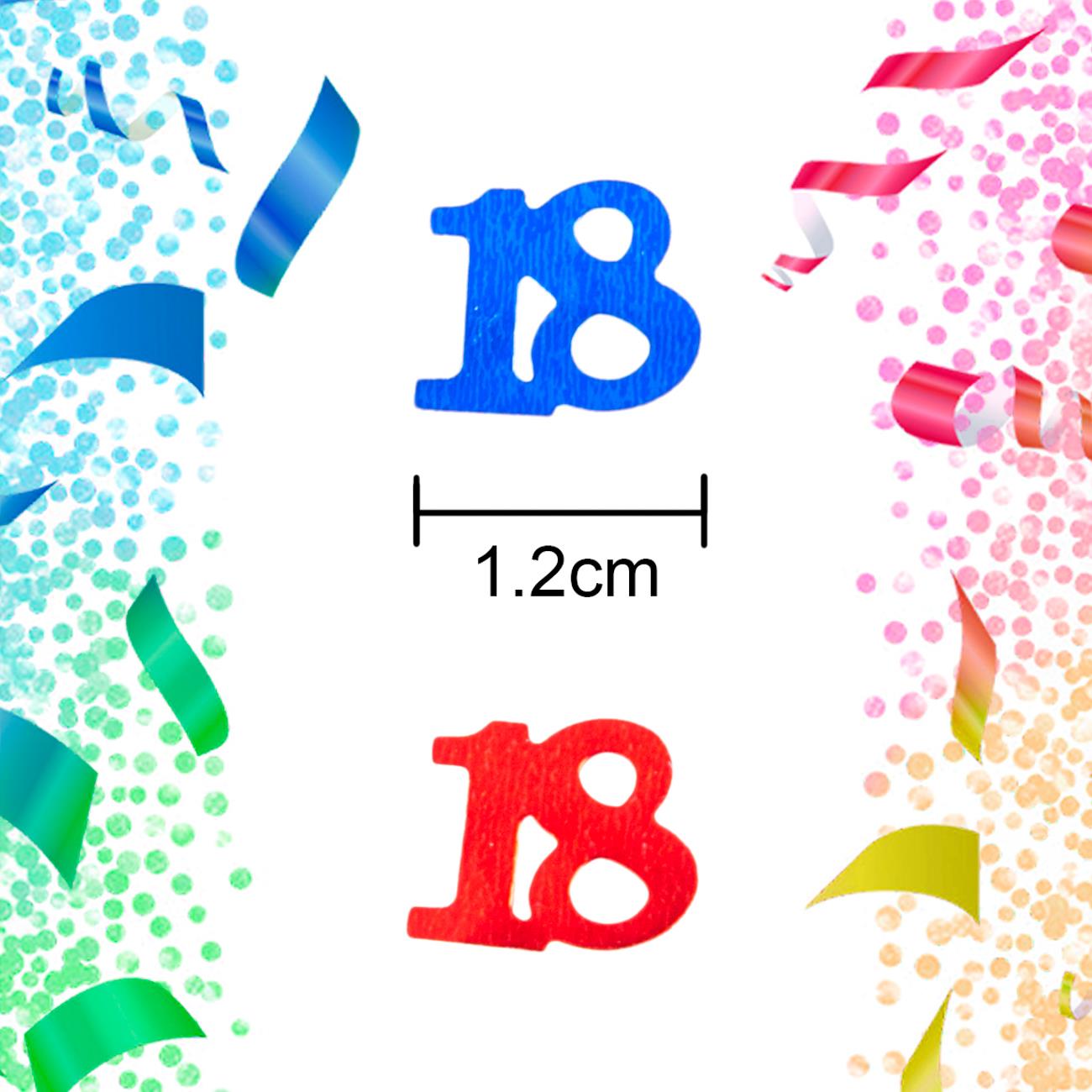 4 Packs of 18th Birthday Confetti Sprinkles