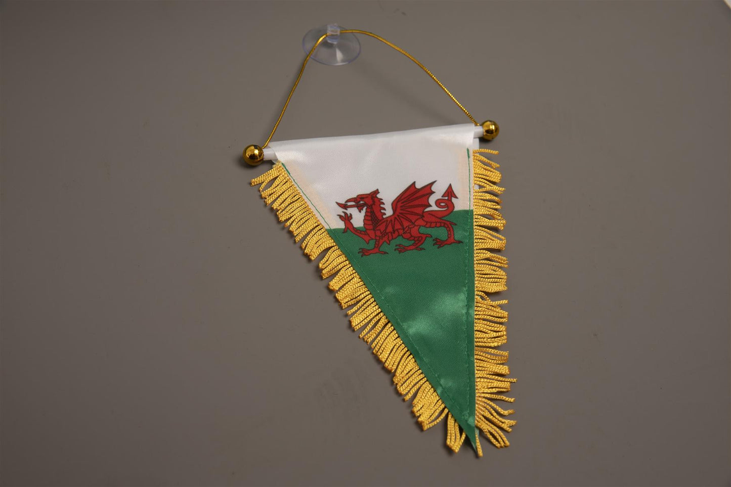 Welsh Wall Hanging Pennant 10X15CM