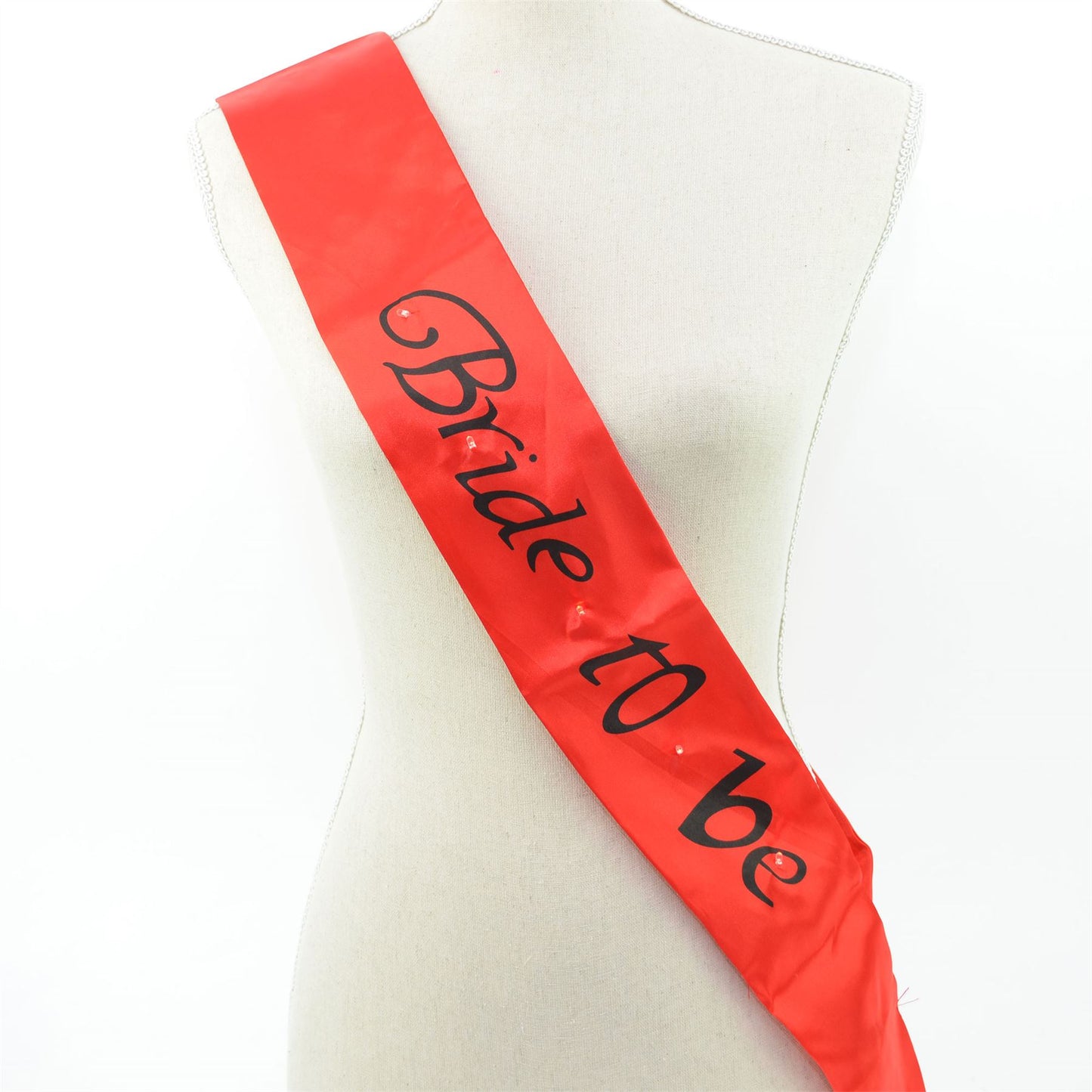 Shatchi Bride To Be Flashing Red Sash