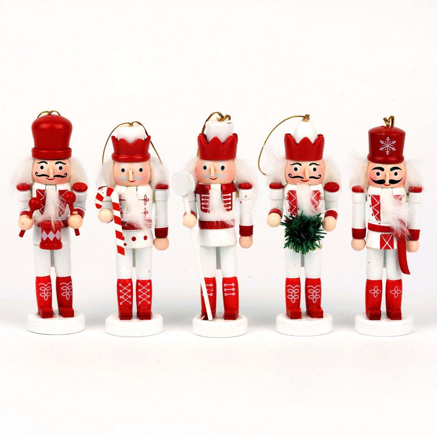 13cm Wooden Nutcracker Set (5 pcs)