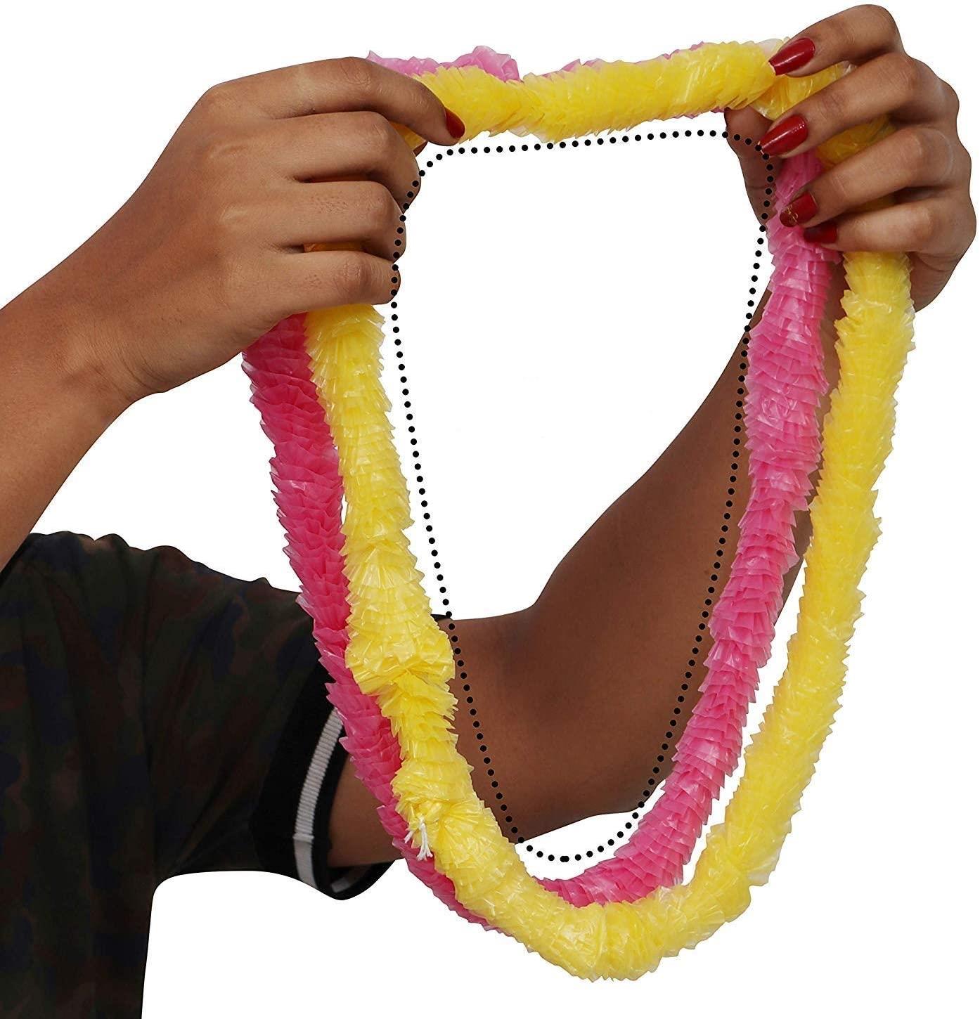 50 Assorted Colour Poly Leis