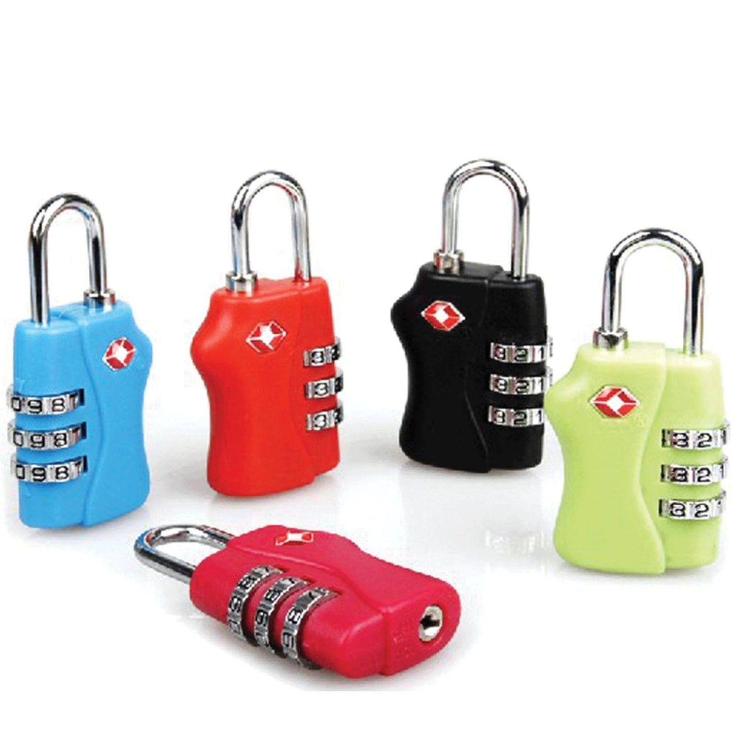 TSA Approved 3 Combination Travel Suitcase Luggage Padlock