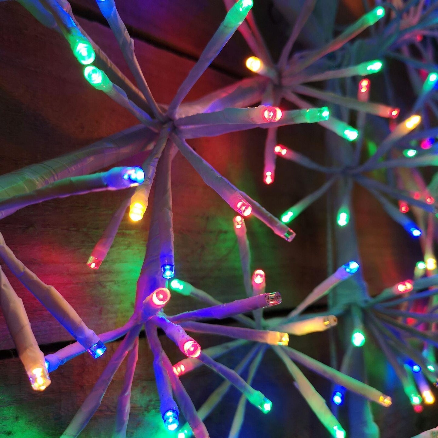 64cm Multicolor Snowflake Light