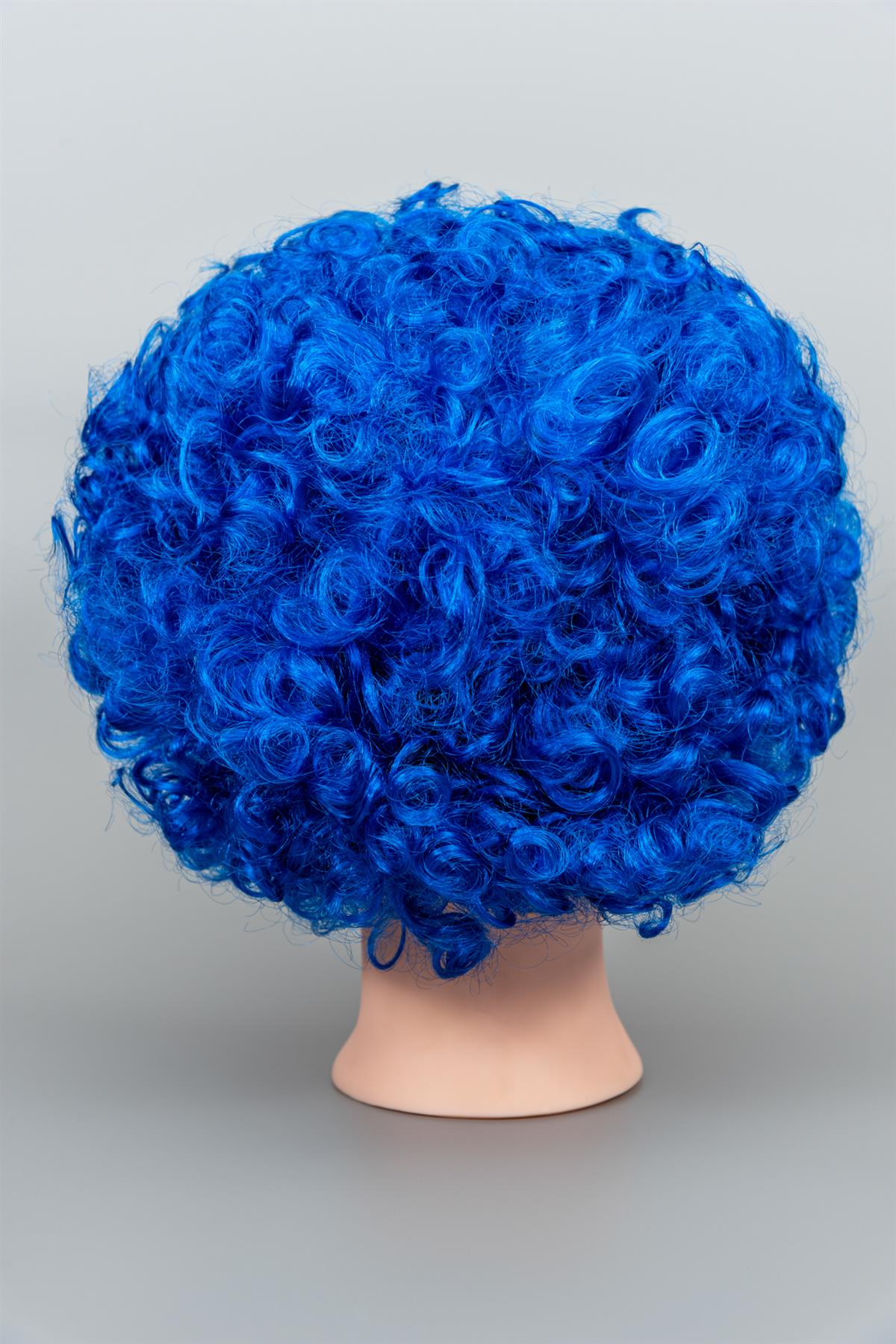 Blue Afro Curly Wig