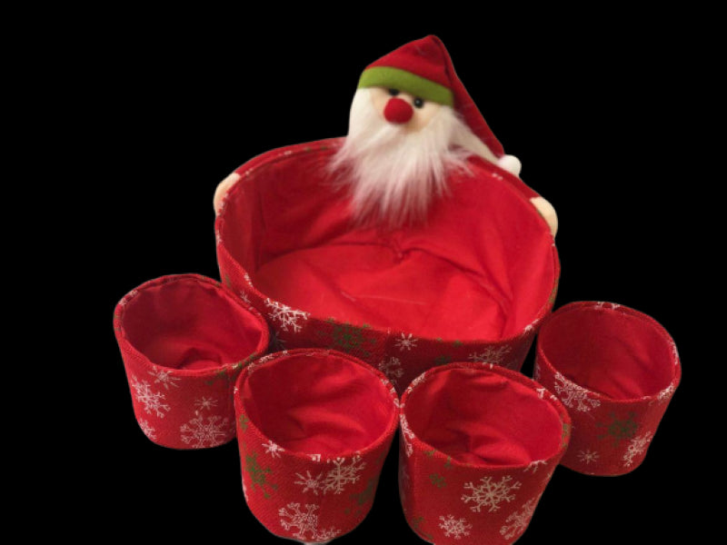 5pcs Christmas Novelty Basket Set