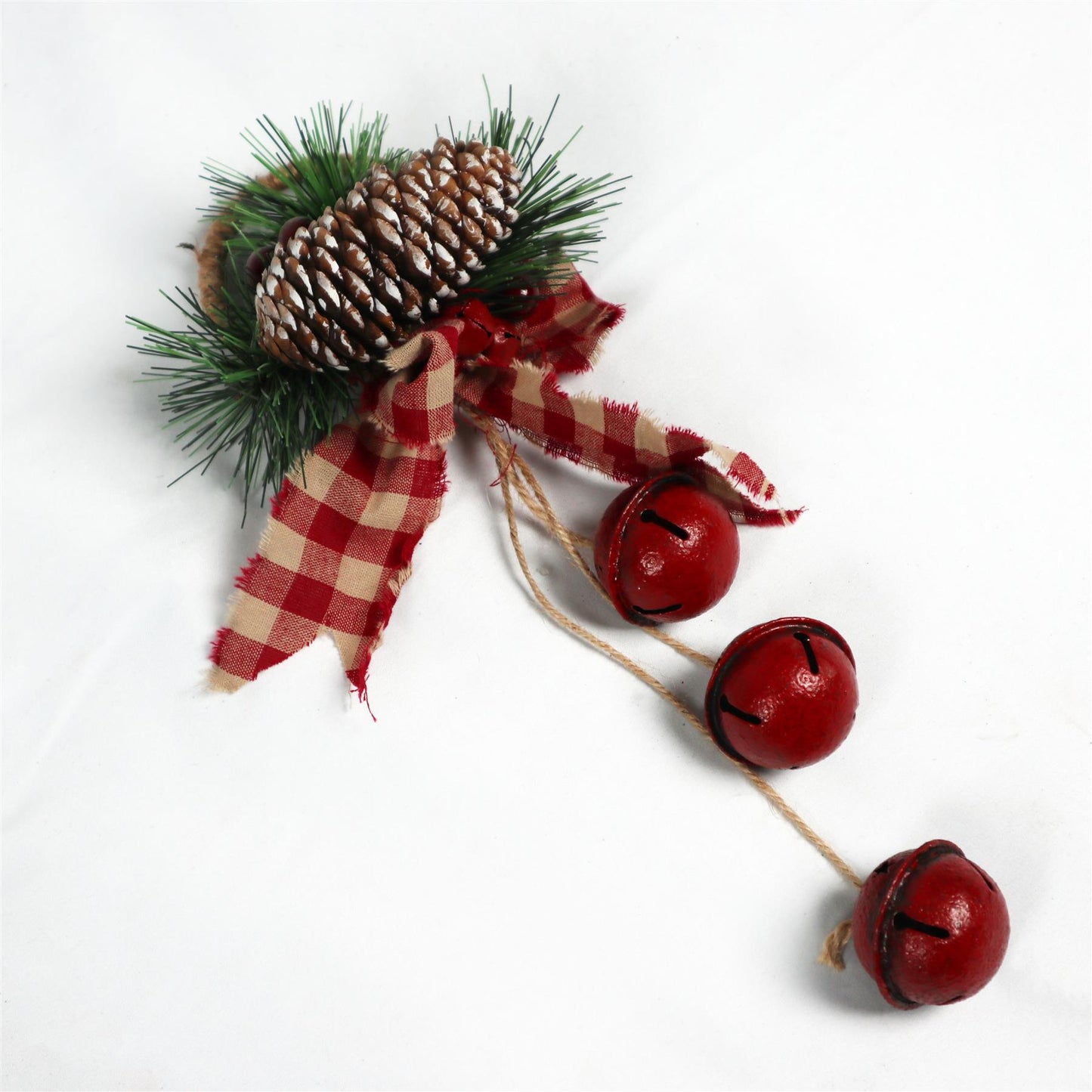 Hanging Decorations With Red Bells 27cm