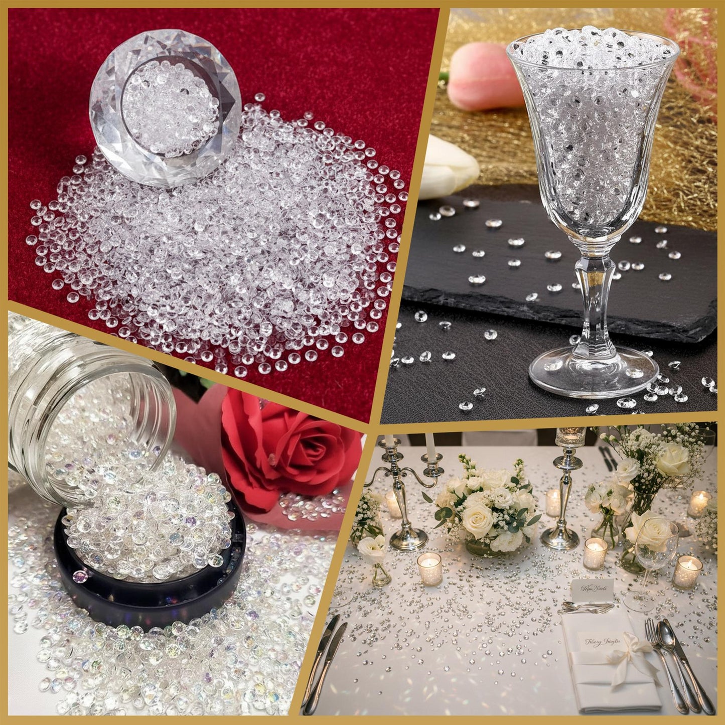 5000 Clear Diamond Confetti