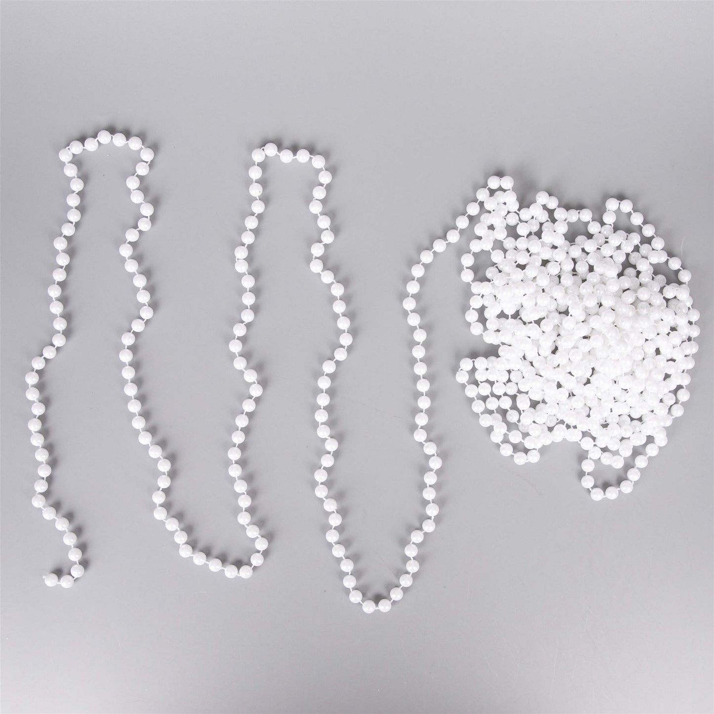 24ft White Bead Garland