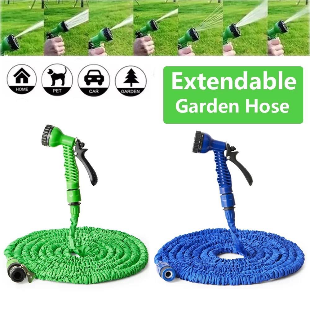 15m Expandable Magic Hose with Flexible Water Pipe and Spray Gun