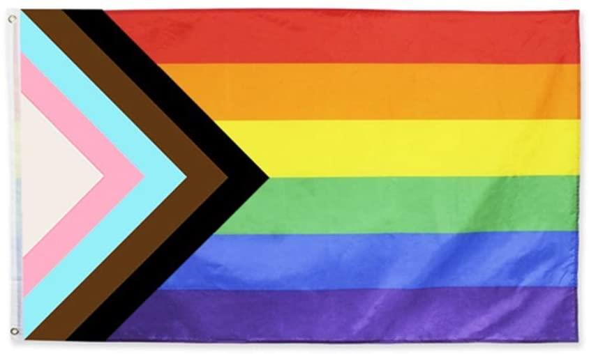 LGBTQ Trans Flag - 5x3ft with Eyelets