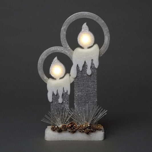 LED Twin Candle - 31cm