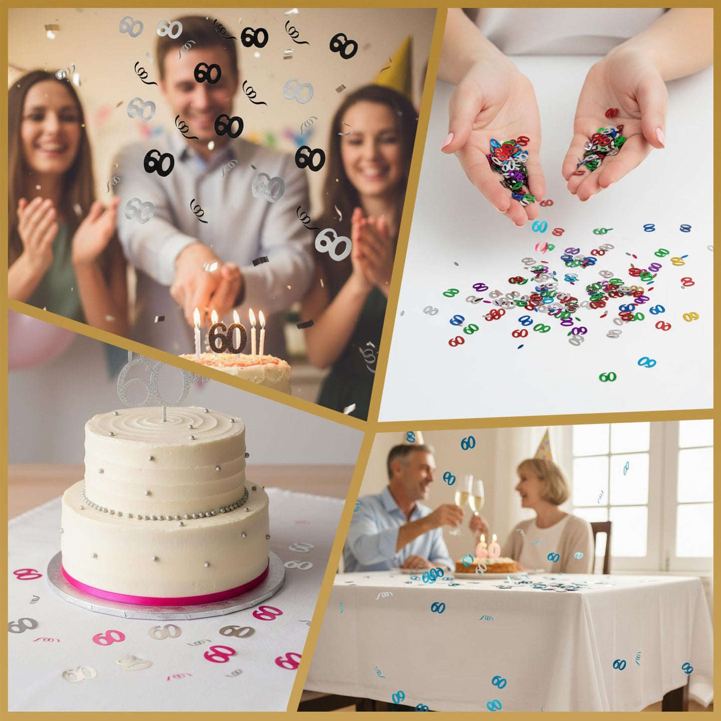 14g 60th Birthday Confetti
