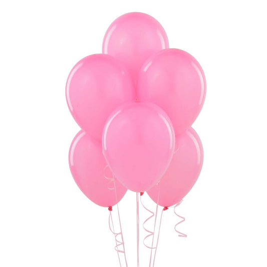 10pcs 12" Standard Pink Colour Balloons