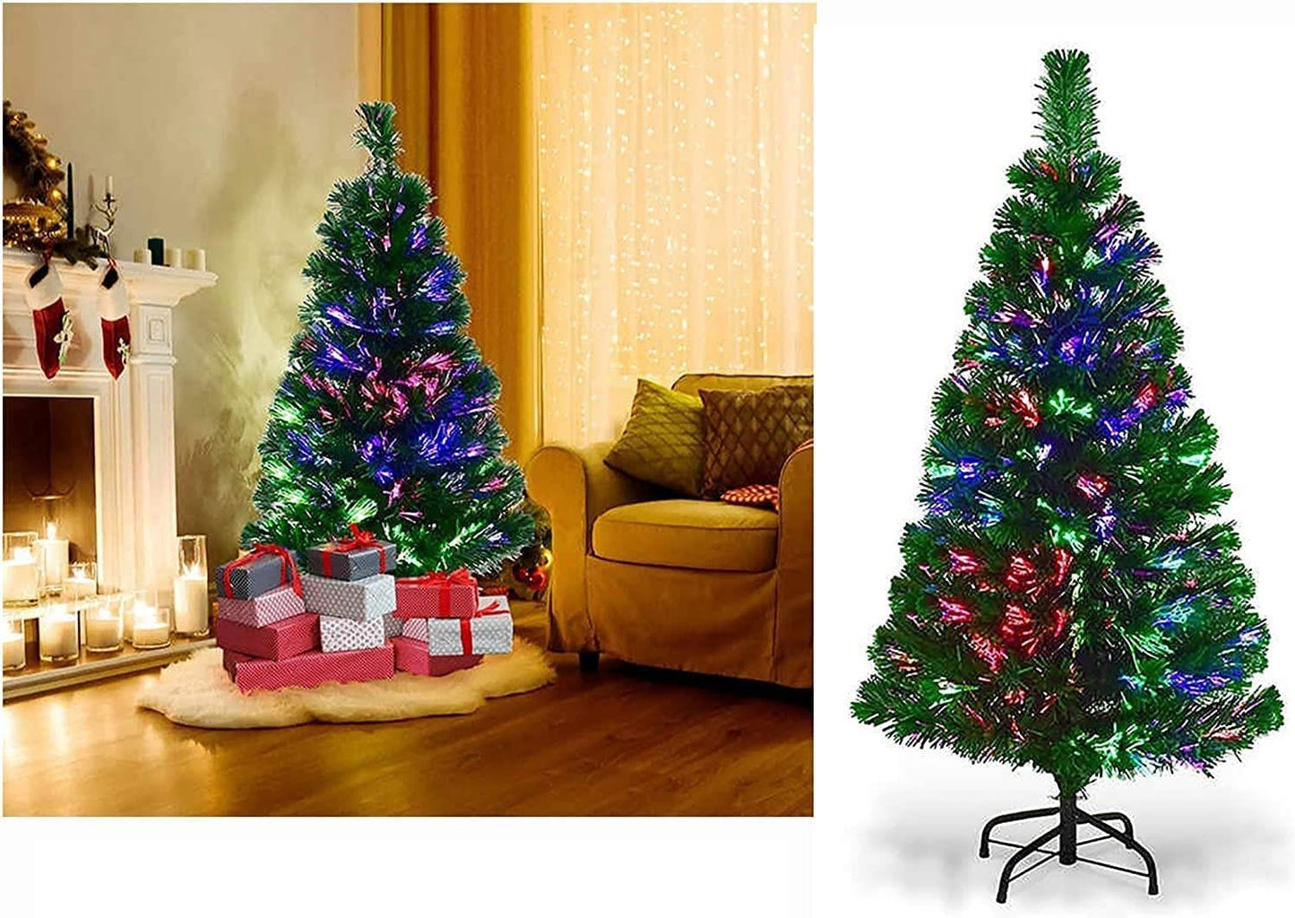 7ft Nova Fibre Optic Christmas Tree