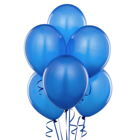100 Dark Blue Balloons - 12"