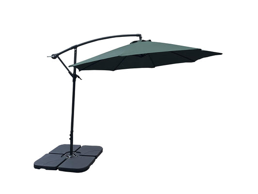 Green Parasol Round Umbrella - 195x30x14.5 cm