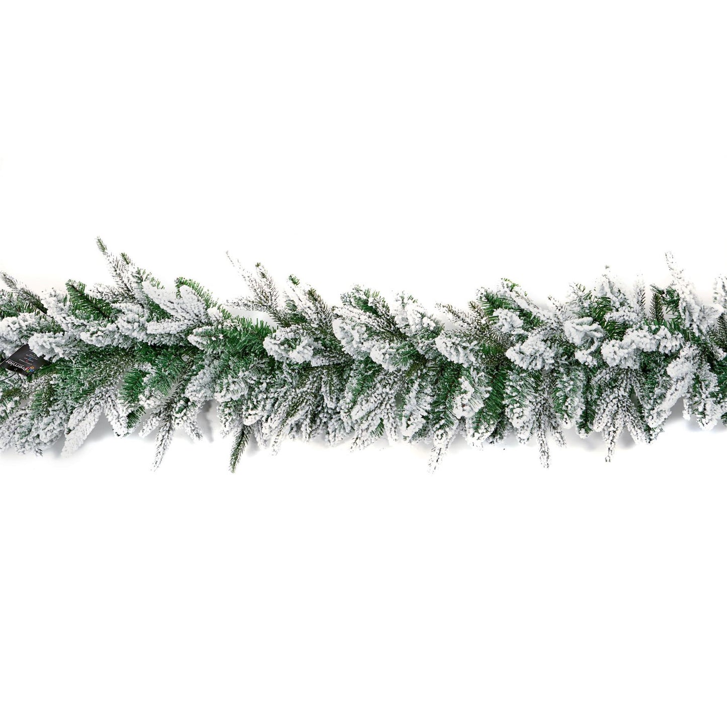 Plain Lapland Fir Snow Flocked Garland - 2m