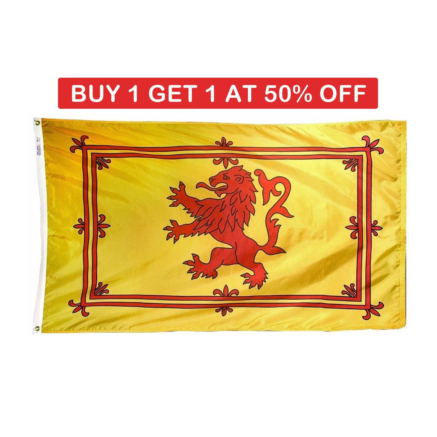 Scotland Rampant Lion Flag 5x3ft