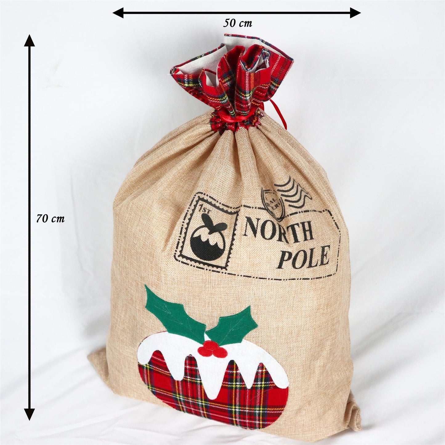 Christmas Sack Pudding 50 x 70 cm