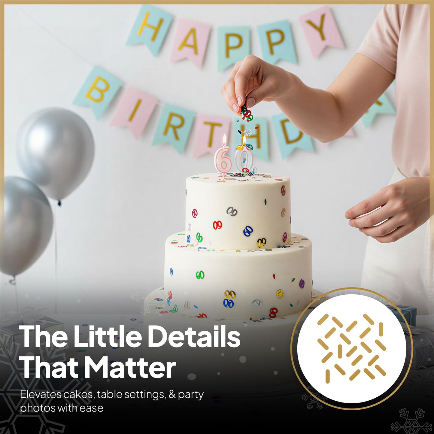 14g 60th Birthday Confetti