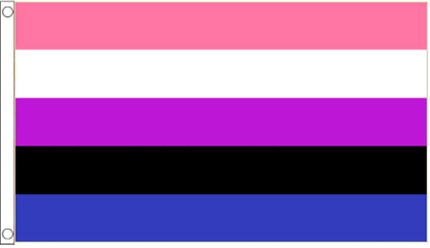 Genderfluid Pride Flag - 5x3ft with Eyelets