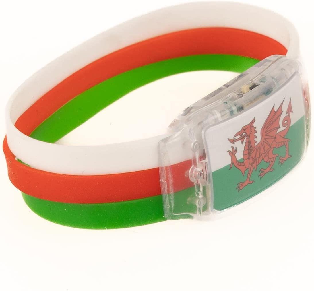 Football World Cup Party Accessory Set 42PCS Welsh Sleeve Flag Tattoo Bracelet