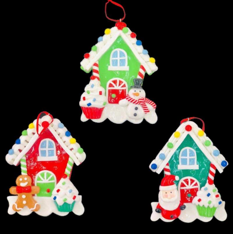 3 Ceramic Christmas Decorations