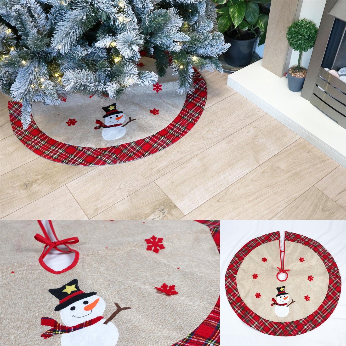 Snowman Christmas Tree Skirt (86cm)