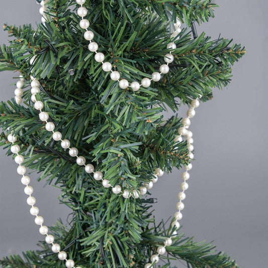 24ft Pearl White Hanging Bead Garland