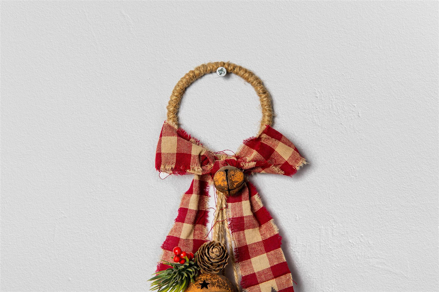 Hanging Decorations with Rusty Bells, 46cm