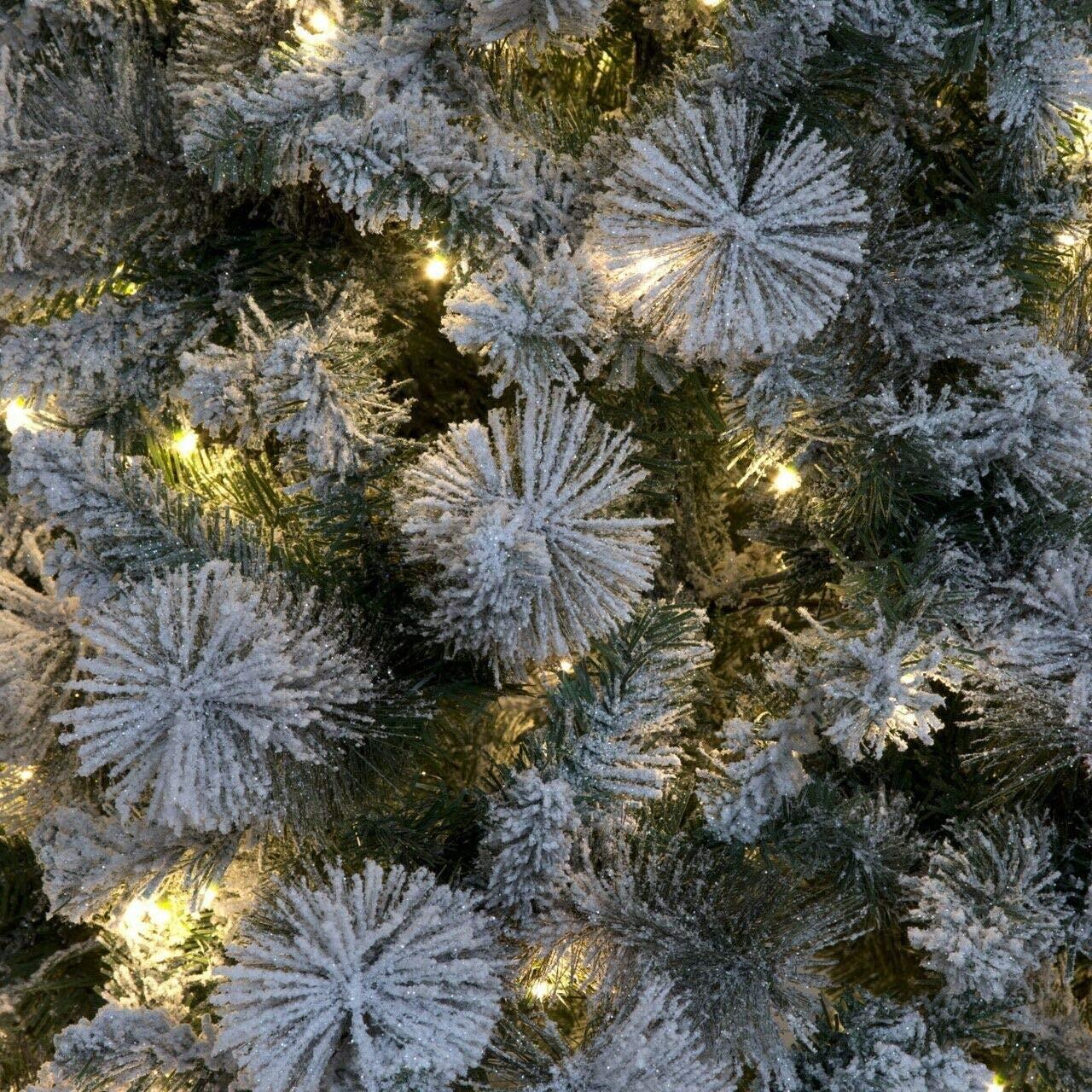 5ft White Snowy Helsinki Boulder Pine Christmas Tree - 150cm