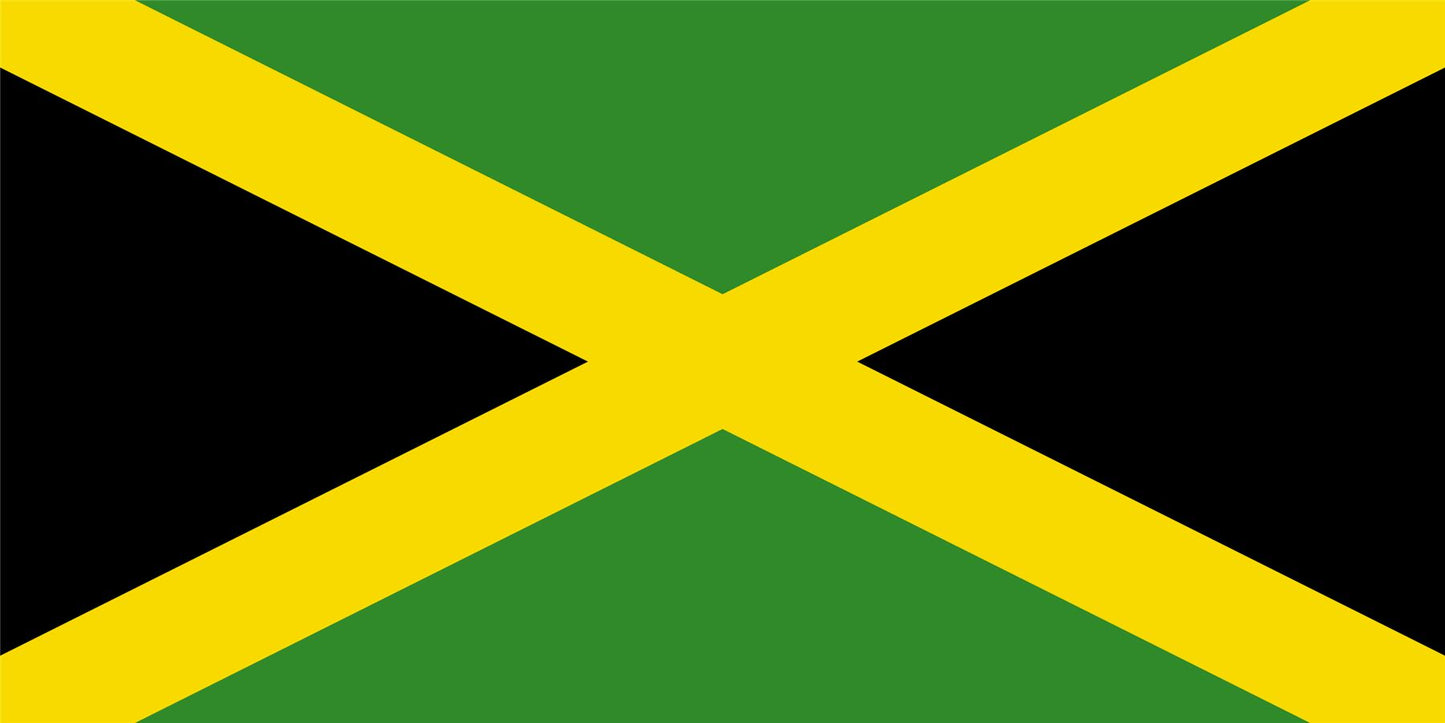 Jamaica Flag 5x3ft With Eyelets