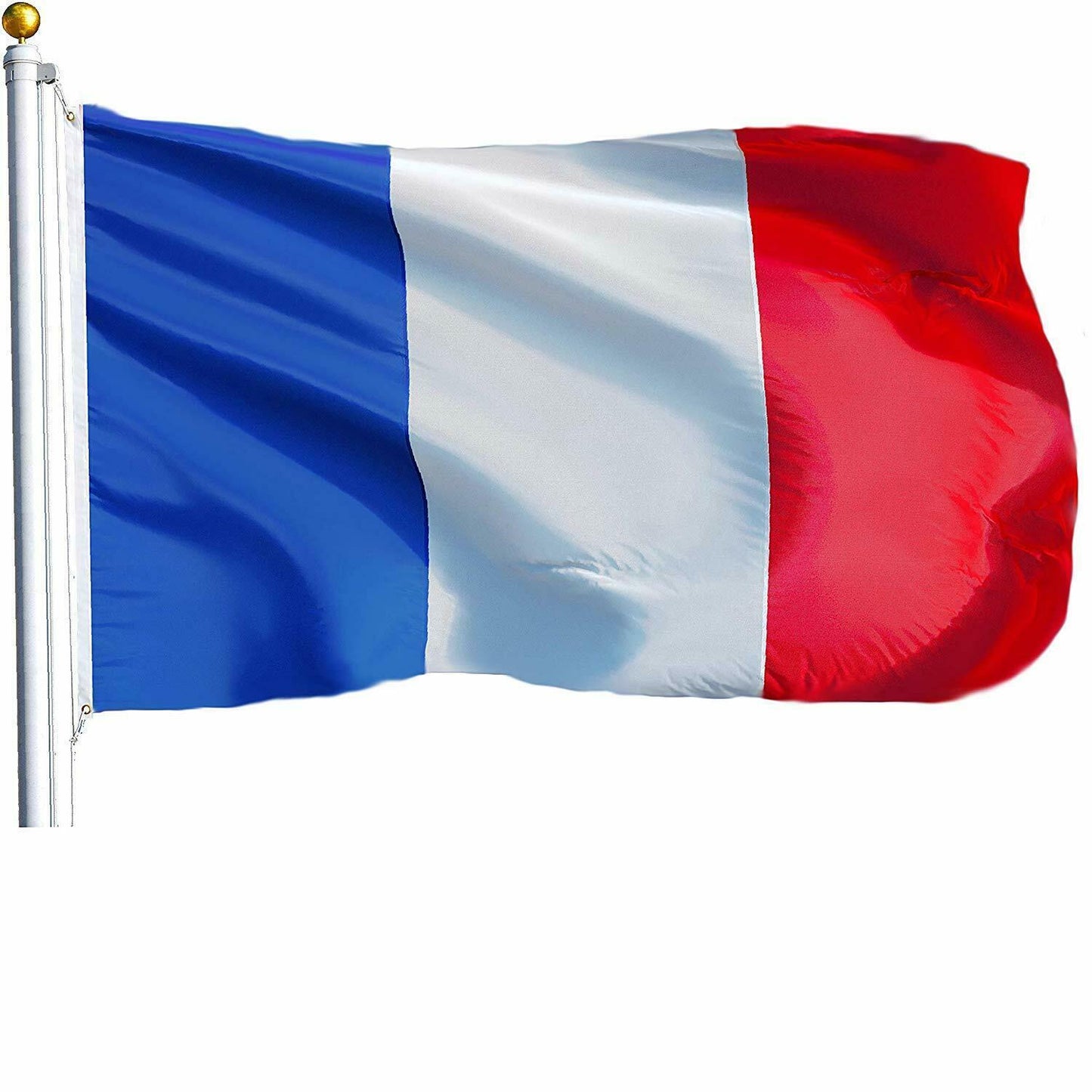 France Flag 5x3ft With Eyelets