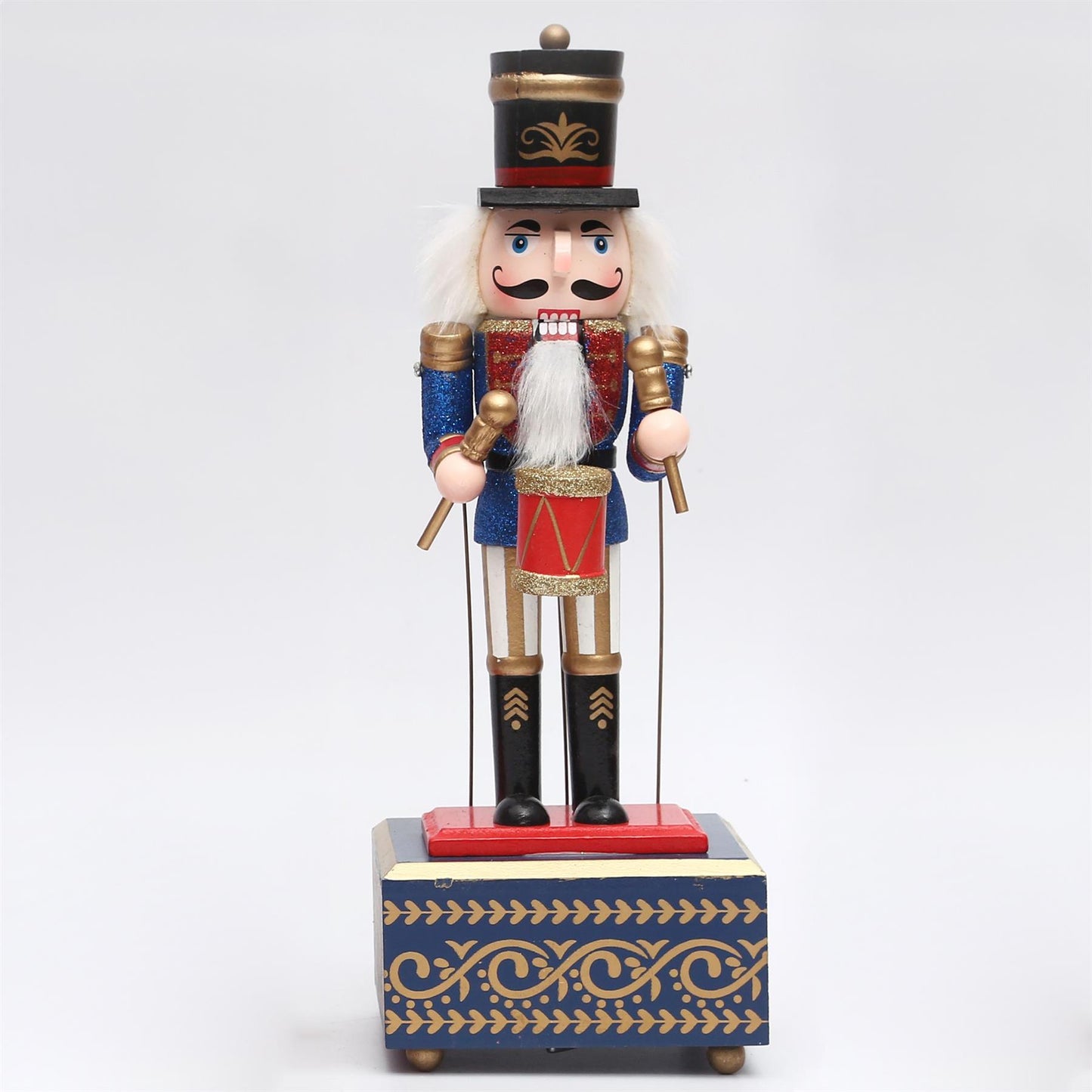 30cm Musical Nutcracker Drum Figure