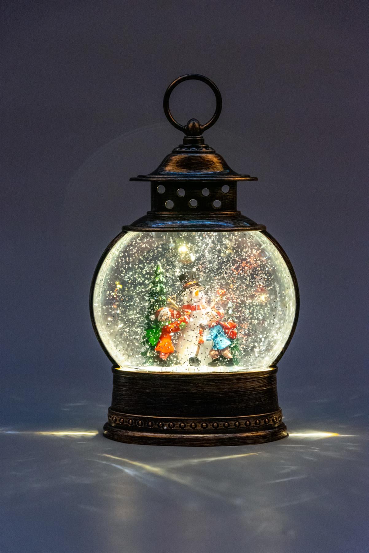 Light-Up Nativity Lantern Snow Globe