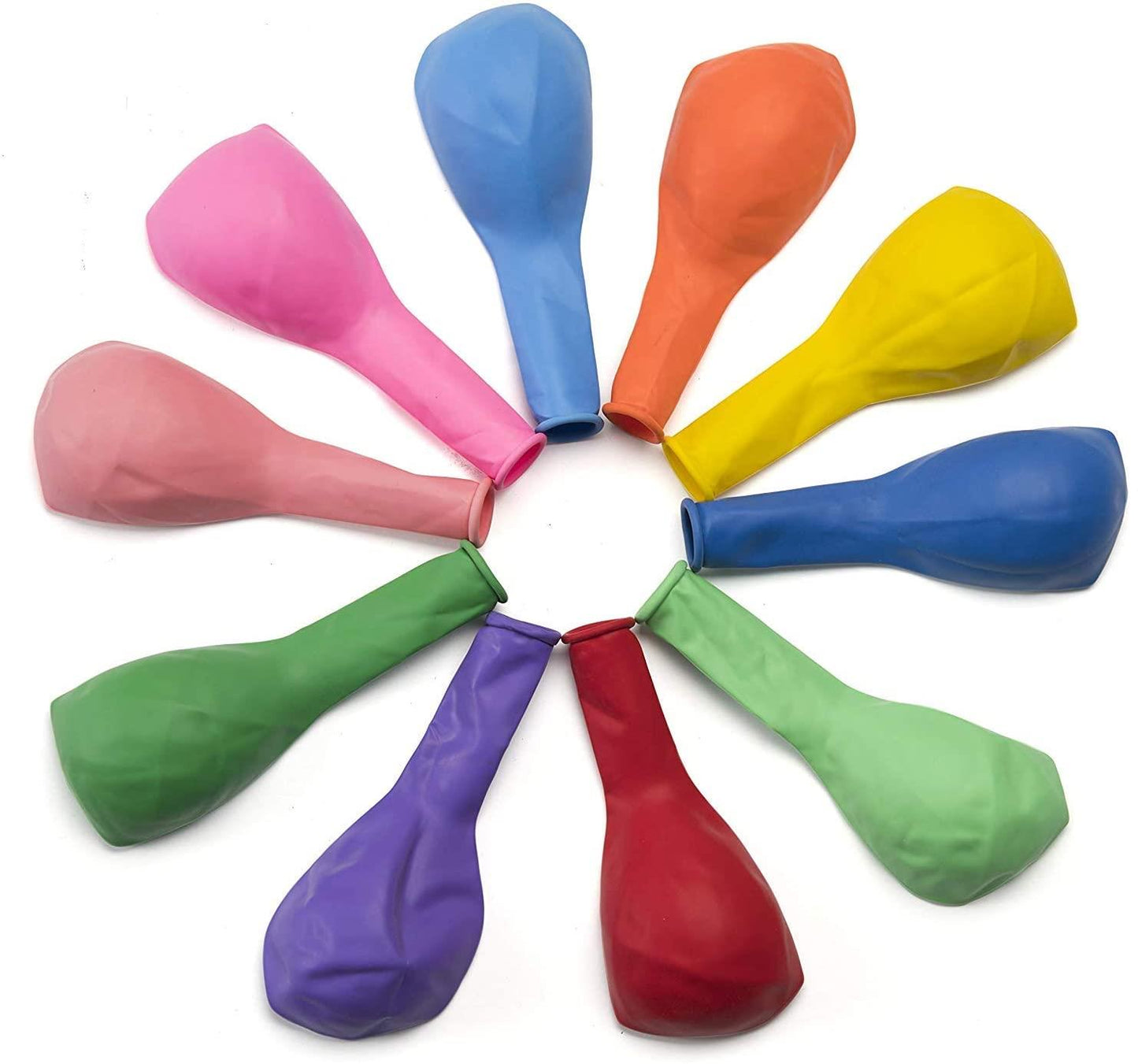 50 Assorted Coloured Balloons 12"