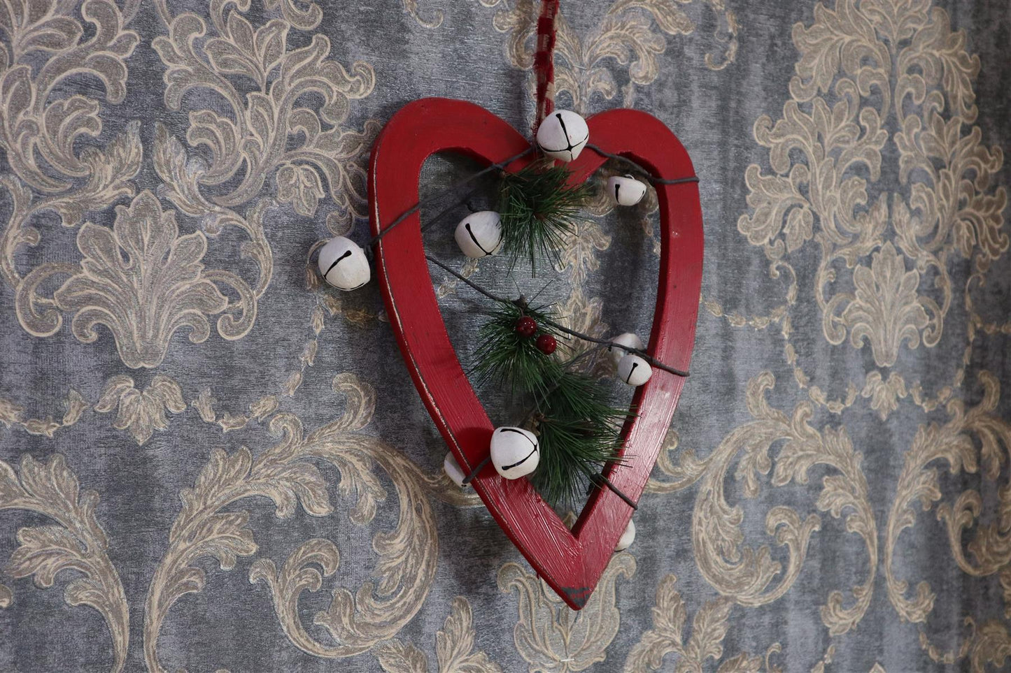 Hanging Decorations Red Heart, 23cm