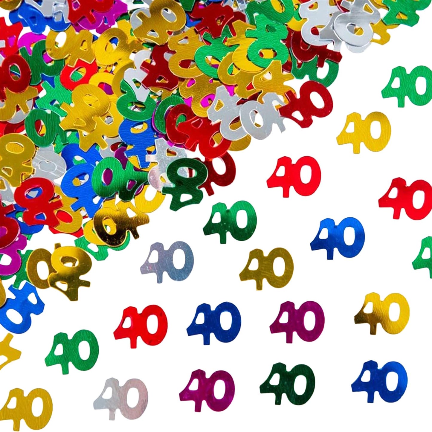 2 x 14g 40th Mix Happy Birthday Confetti