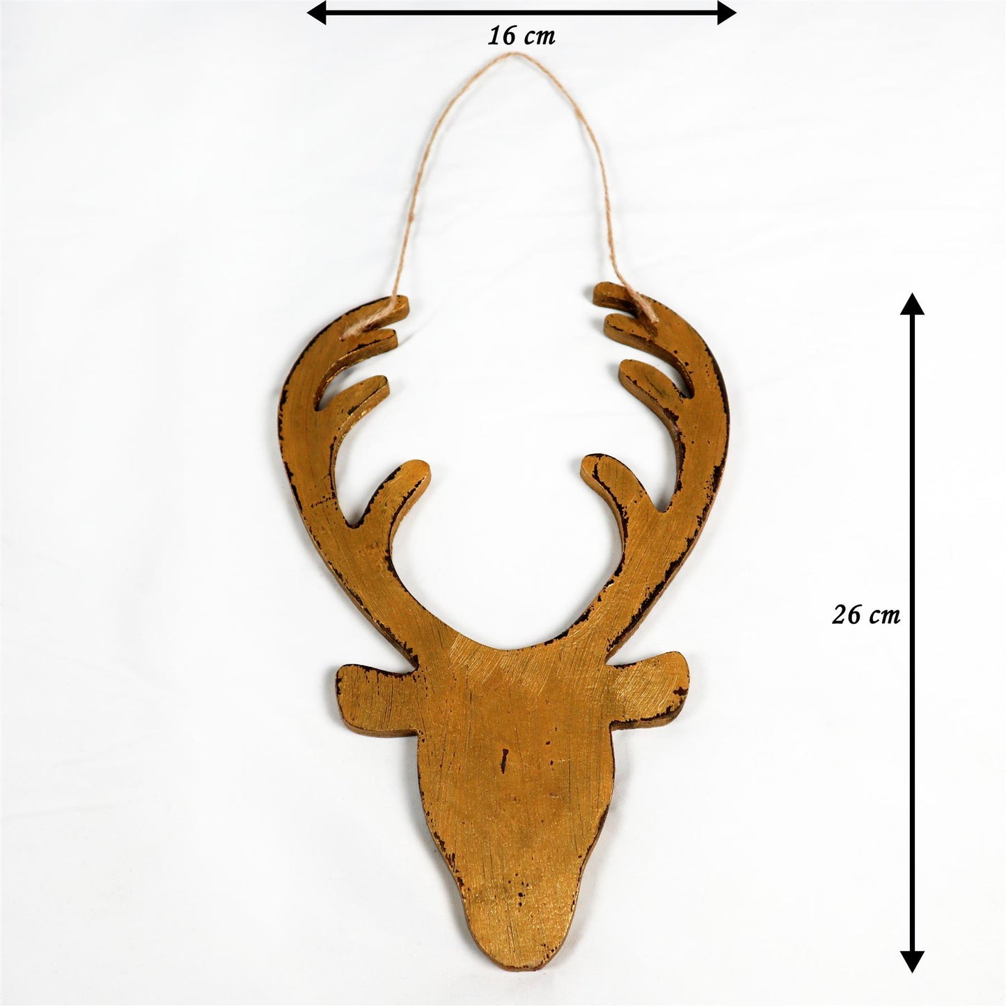 Golden Deer Head Hanging Decorations