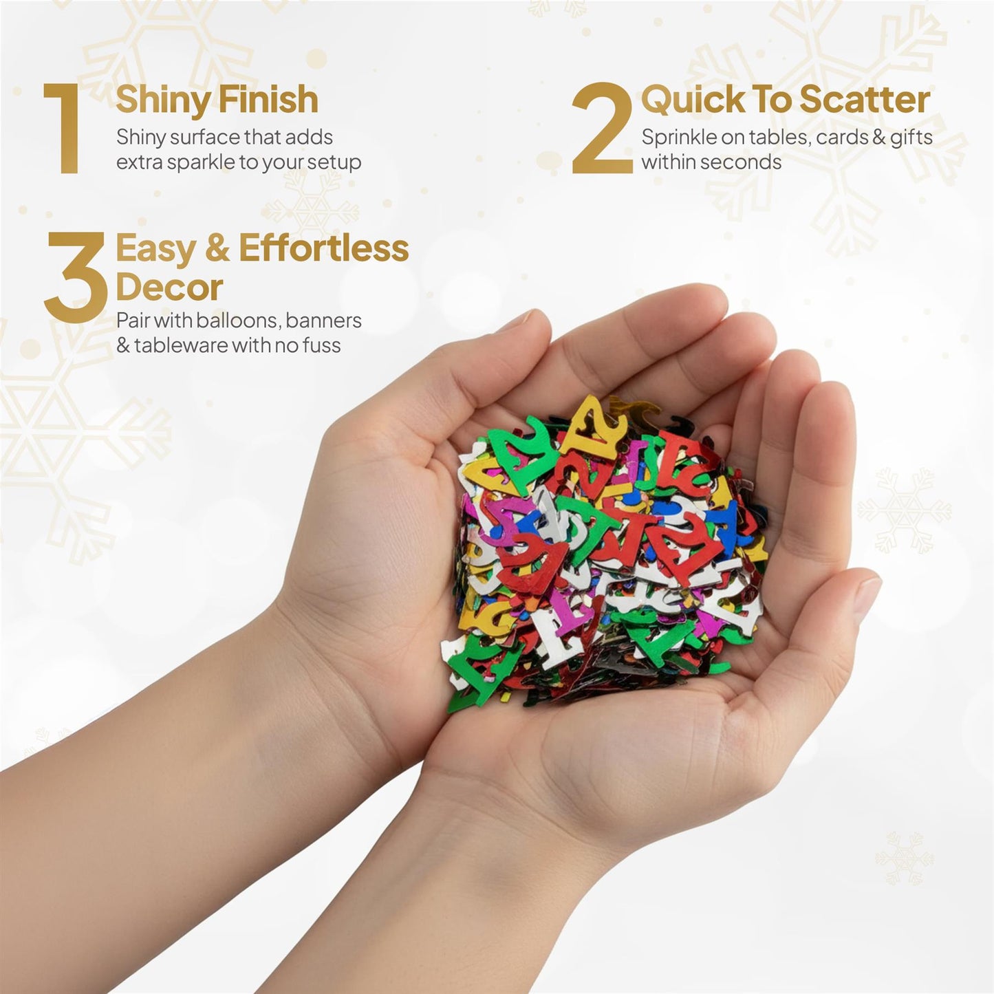 4 x 21th Mix Confetti Party Supply
