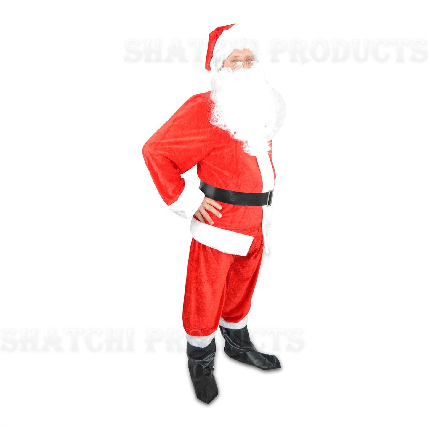 1 x XXL Santa Claus Suit Christmas Fancy Dress Costume