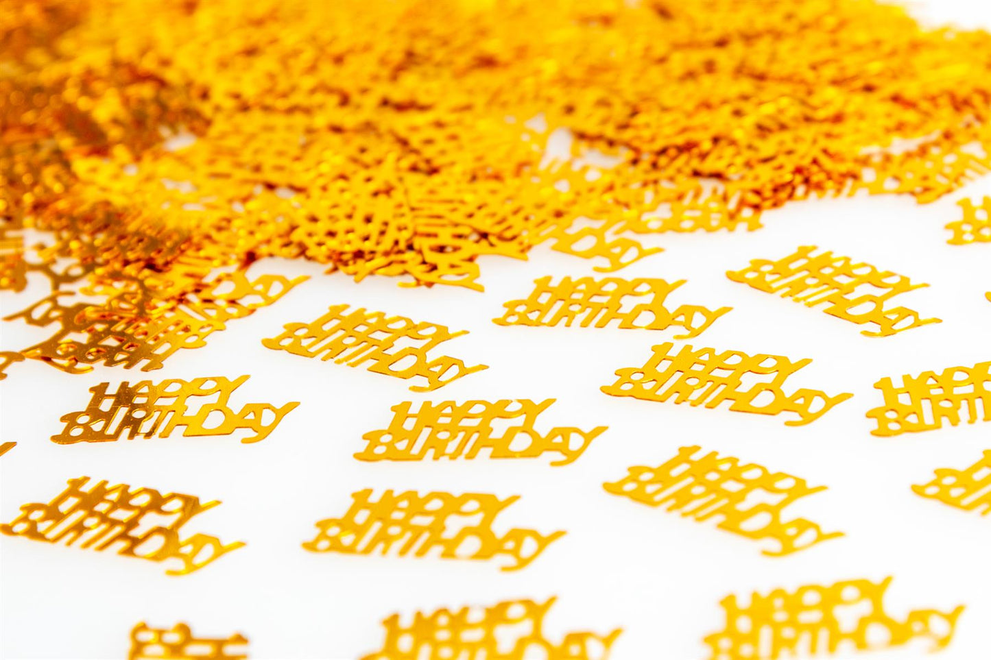 of 14g Gold Happy Birthday Confetti