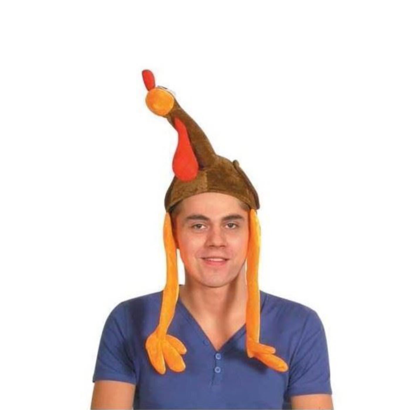 Turkey Gobbler Hat Cap with Long Legs