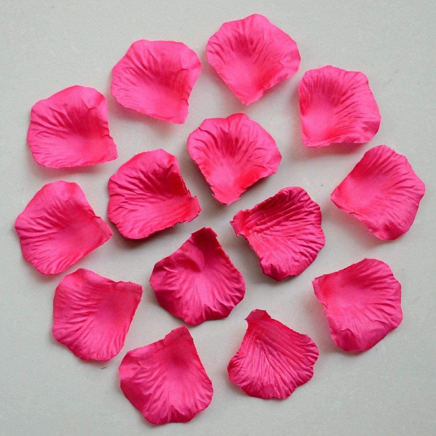 500 Hot Pink Rose Petals