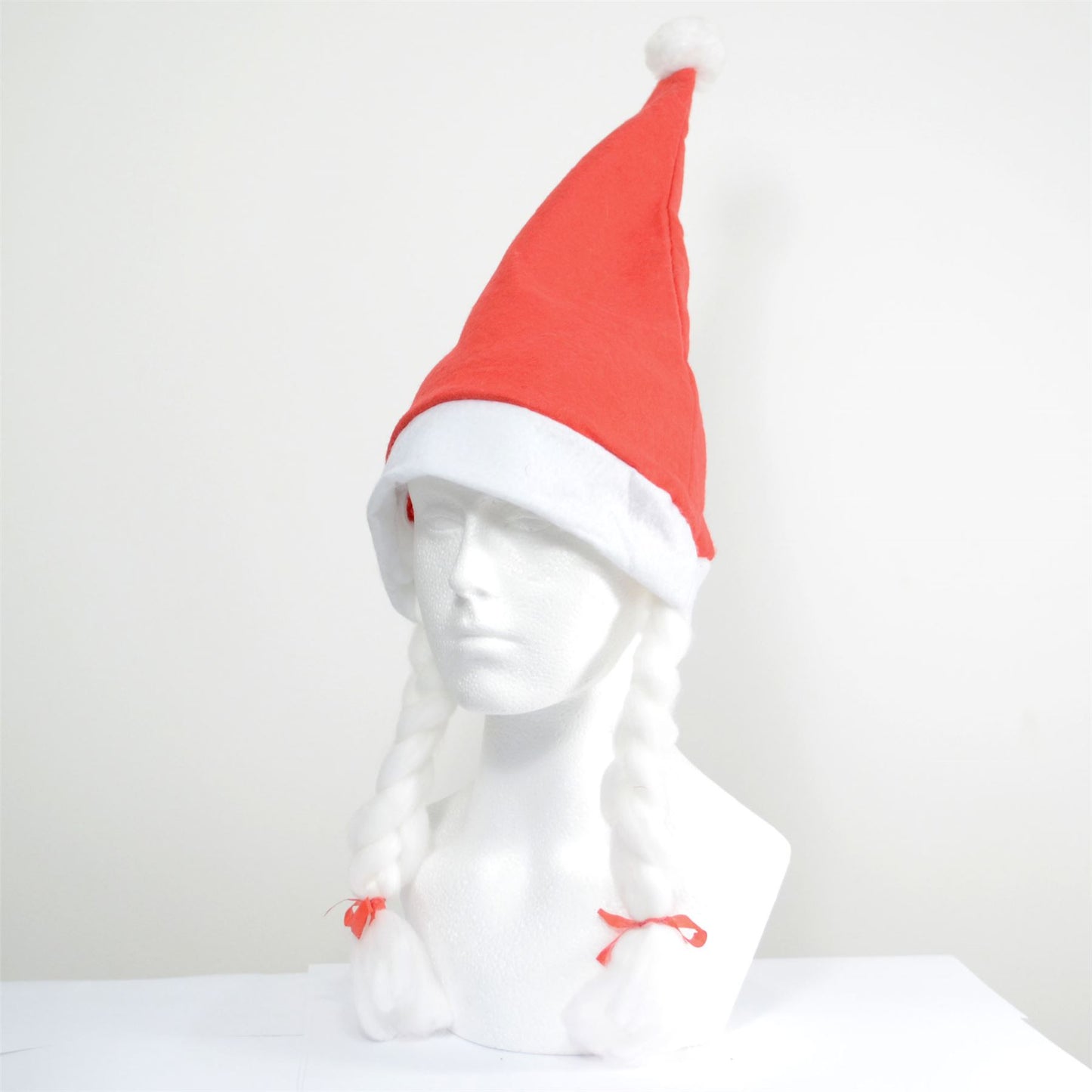 12 Santa Hats with Plaits