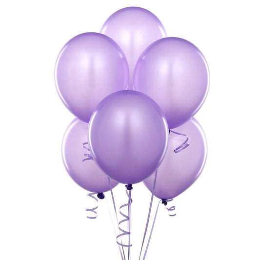 10 Pieces of 12" Purple Latex Balloons