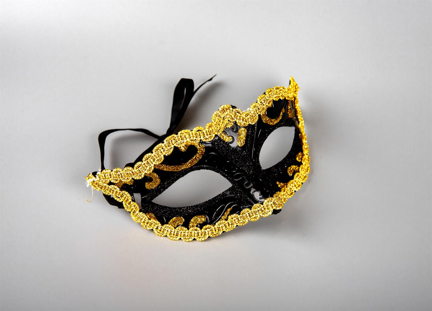 Black Gold & Bronze Masquerade Mask